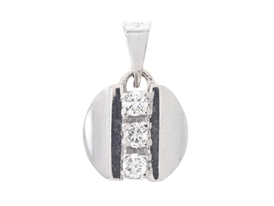Jewellery, PENDANT, 18K white gold