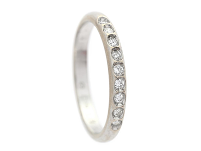 Jewellery, ETERNITY RING, 18K white gold