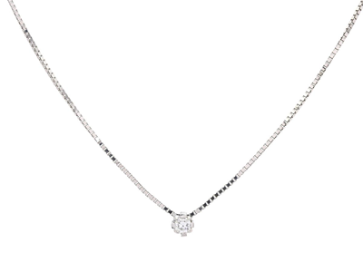 Jewellery, NECKLACE, 18K white gold