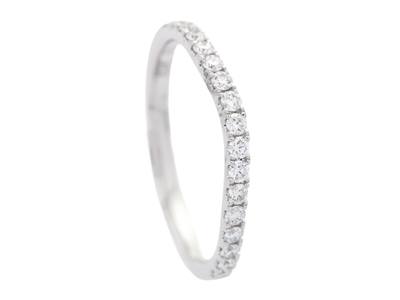 Jewellery, JACKET RING, 18K white gold