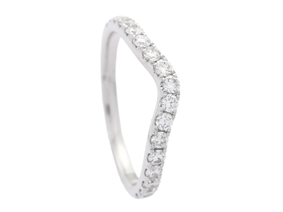 Jewellery, JACKET RING, 18K white gold