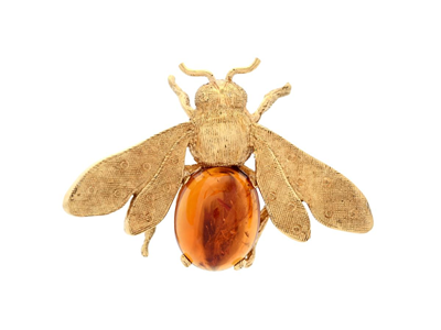 Jewellery, BROOCH, 18K gold