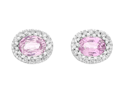 Jewellery, EARRINGS, 18K white gold