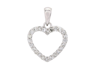 Jewellery, PENDANT, 18K white gold