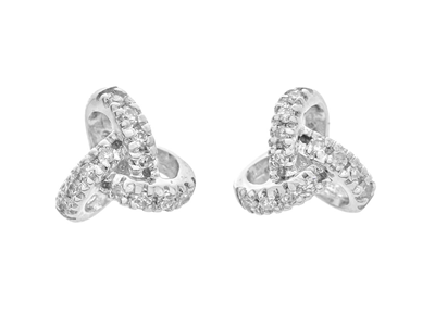 Jewellery, EARRINGS, 18K white gold