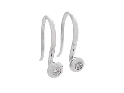 Jewellery, EARRINGS, 18K white gold