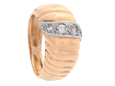 Jewellery, RING, 18K gold/white gold