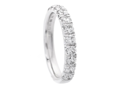 Jewellery, ETERNITY RING, 18K white gold