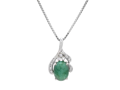 Jewellery, PENDANT/CHAIN, 18K white gold