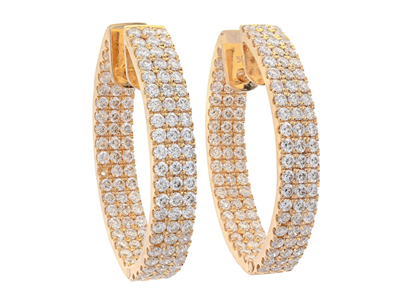 Jewellery, EARRINGS, 14K gold