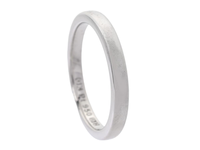 Jewellery, PLAIN RING, platinum 950