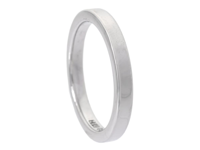 Jewellery, PLAIN RING, platinum 950