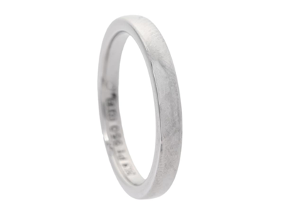 Jewellery, PLAIN RING, platinum 950