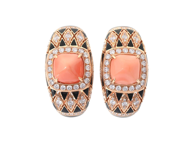 Jewellery, EARRINGS, 18K rose gold