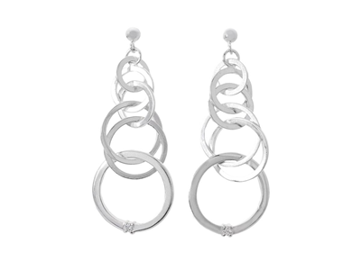 Jewellery, EARRINGS, sterling silver