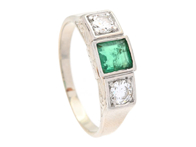 Jewellery, RING, 14K white gold