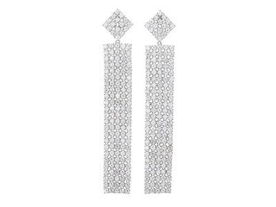 Jewellery, EARRINGS, 18K white gold