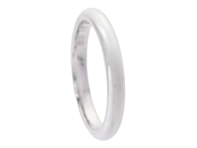 Jewellery, PLAIN RING, 18K white gold