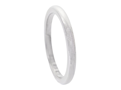 Jewellery, PLAIN RING, 18K white gold