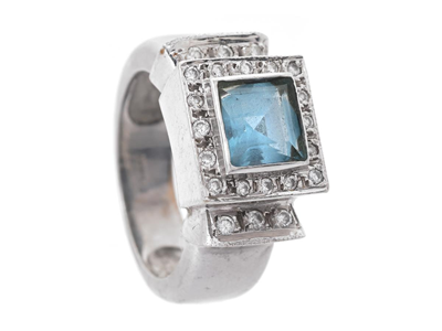 Jewellery, RING, 14K white gold