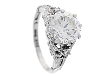 Jewellery, RING, 18K white gold