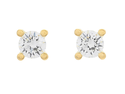 Jewellery, SOLITAIRE EARRINGS, 18K gold