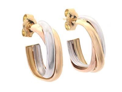 Jewellery, EARRINGS, 18K gold/white gold/rose gold
