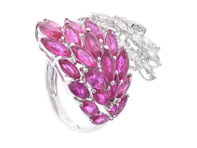 Jewellery, RING, 18K white gold