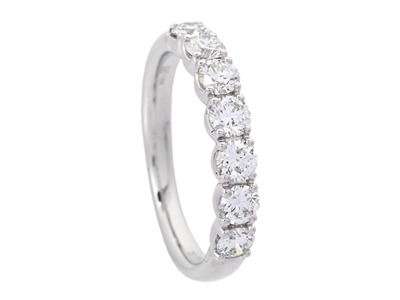 Jewellery, ETERNITY RING, 18K white gold