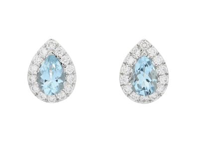 Jewellery, EARRINGS, 18K white gold