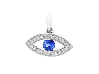 Jewellery, PENDANT, 18K white gold