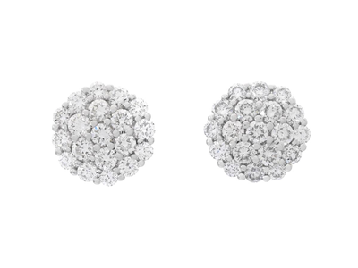 Jewellery, EARRINGS, 18K white gold