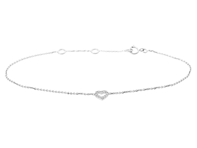 Jewellery, BRACELET, 18K white gold