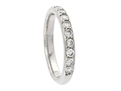 Jewellery, ETERNITY RING, 18K white gold
