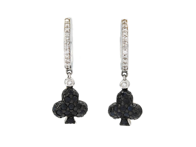 Jewellery, EARRINGS, 18K white gold