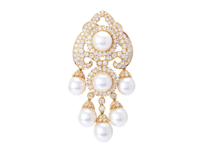 Jewellery, BROOCH, 18K gold
