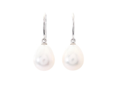 Jewellery, PEARL EARRINGS, 18K white gold