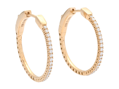 Jewellery, HOOP EARRINGS, 18K gold