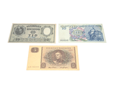 Coins, BANK-NOTES, 3 items