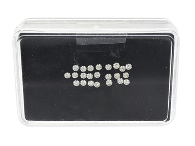 Gemstones, 23 DIAMONDS, brilliant cut approx. 0,99 ctw