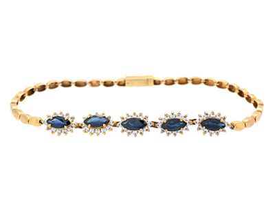 Jewellery, BRACELET, 14K gold