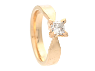 Jewellery, SOLITAIRE RING, 18K gold