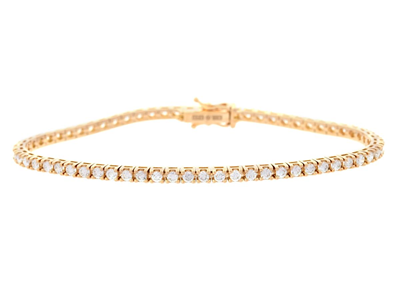 Jewellery, TENNIS BRACELET, 18K gold