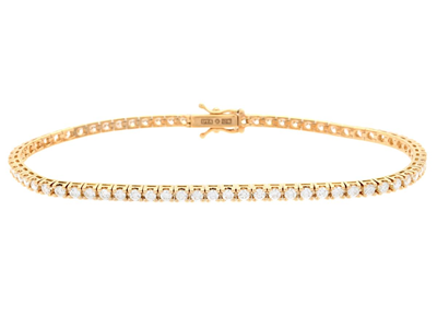 Jewellery, TENNIS BRACELET, 18K gold
