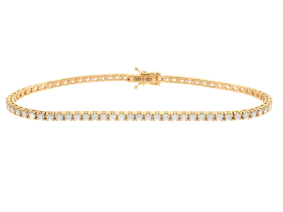 Jewellery, TENNIS BRACELET, 18K gold