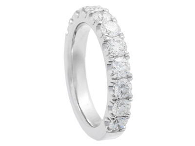 Jewellery, ETERNITY RING, 18K white gold