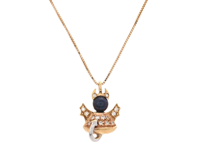 Jewellery, PENDANT/CHAIN, 18K gold