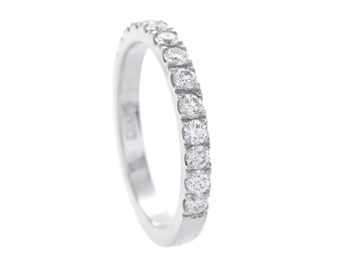 Jewellery, ETERNITY RING, 18K white gold