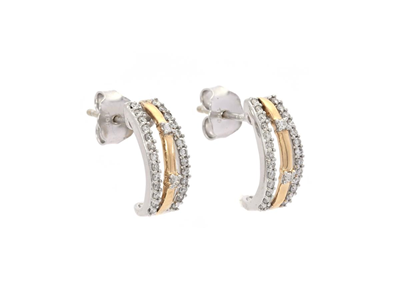 Jewellery, EARRINGS, 18K gold/white gold