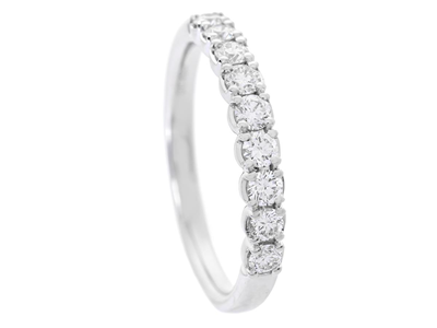 Jewellery, ETERNITY RING, 18K white gold